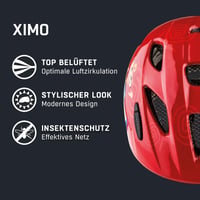 Detská cyklistická prilba ALPINA XIMO, Firefighter Gloss, obvod hlavy 47-51 cm, unisex 2