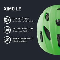 Detská cyklistická prilba ALPINA XIMO L.E. s voliteľným LED svetlom, ľahká a odolná ochrana hlavy na bicykel pre deti 2
