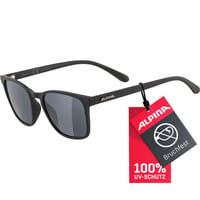 Ochelari de soare ALPINA YEFE - All Black Mat, lentile oglindă și incasabile, protecție 100% UV, pentru adulți 1