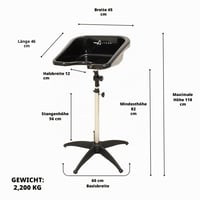 Bazin mobil pentru spălat pe cap Altéax, design ergonomic pătrat, pentru pacienți imobilizați la pat, tăviță portabilă pentru spălat părul, calitate superioară 3