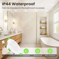ALUSSO 15W LED Beépíthető Spotlámpa 1200 Lumen, Dimmelhető, 3 Színhőmérséklet, IP44 5