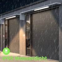 ALUSSO 2 kom LED svjetiljka za vlažne prostorije 120 cm, 36W 4320LM, 4000K IP65 vodootporna stropna svjetiljka za garažu, podrum, kupaonicu, radionicu, ured 5
