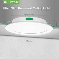 ALUSSO LED Beépíthető Spotlámpa 15W Dimmelhető Meleg/Semleges/Hideg Fehér 6db 5