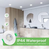 ALUSSO LED Beépíthető Spotlámpa 5W 230V Hideg Fehér 6000K IP44 Vízálló 5