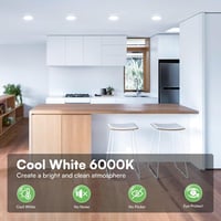 ALUSSO LED Beépíthető Spotlámpa 5W 230V Hideg Fehér 6000K IP44 Vízálló 4