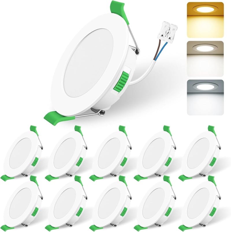 ALUSSO LED Beépíthető Spotlámpa 5W 460 Lumen Dimmelhető 3 Színhőmérséklet
