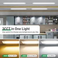 LED trubica ALUSSO 2 ks, 120 cm, integrované svietidlo, super jasné garážové osvetlenie, sada 3