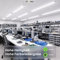 Alusso LED žiarivka 120 cm 18W T8 6000K studená biela, balenie 10 ks, pätica G13, 1800LM, uhol vyžarovania 210°, pre kancelárie, garáže, sklady 4