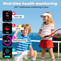Alutoria gyerek okosóra 1,83" HD, IP68, 120+ sportmód - pink - 4-16 éves korig 6