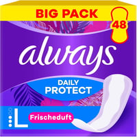 Always Daily Protect Hosszú Intim Betét Friss Illattal 48 db Nagycsomag - Long 1