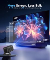 Alwtniet HY310 4K Mini Projektor 1080P Autofókusz WiFi 6 Hordozható Otthoni Mozi 4