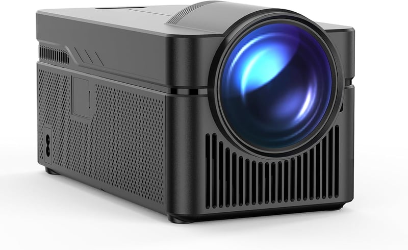 Alwtniet HY450 Smart Projector Android 13, 1080P natív felbontás, 700 ANSI lumen, 4K támogatás, hordozható autós projektor, WiFi, Bluetooth,