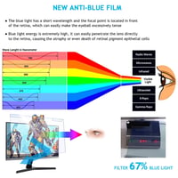 Filtru de lumină albastră ALXDR pentru monitor de 24 inchi (diagonală 23-24", raport de aspect 16:9/16:10) 4