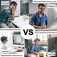 Filtru de lumină albastră ALXDR pentru monitor de 24 inchi (diagonală 23-24", raport de aspect 16:9/16:10) 6