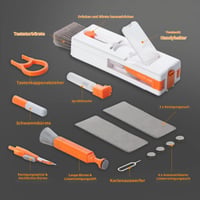 Kit de curățare 11 în 1 Alyvisun pentru tastatură, set multifuncțional de curățare electronică pentru laptop, telefon, tabletă, căști, calculator 8