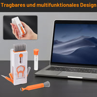 Kit de curățare 11 în 1 Alyvisun pentru tastatură, set multifuncțional de curățare electronică pentru laptop, telefon, tabletă, căști, calculator 2