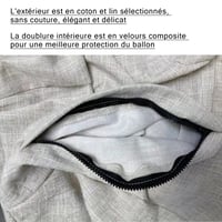 Husă de protecție pentru minge de gimnastică Alywen 75 cm, albastru închis, husă pentru minge elvețiană, utilizare la birou, anti-alunecare, rezistentă la murdărie, husă durabilă pentru minge de fitness 4