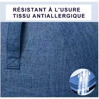 Husă de protecție pentru minge de gimnastică Alywen 75 cm, albastru închis, husă pentru minge elvețiană, utilizare la birou, anti-alunecare, rezistentă la murdărie, husă durabilă pentru minge de fitness 3