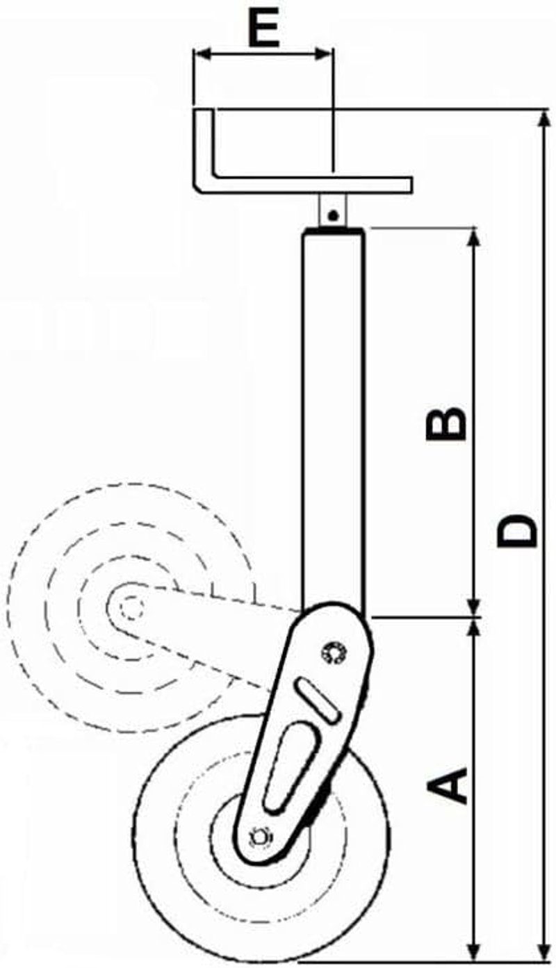 AMA Servo Kézi Dönthető Tűkerék Zárral 230x60 cm Olasz Gyártás