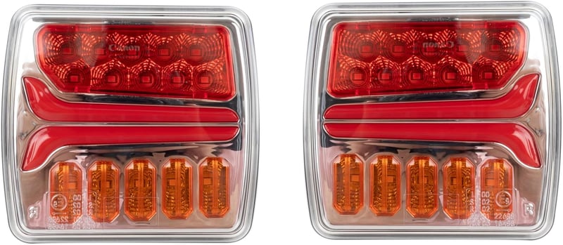 AMA Wireless Mágneses LED Utánfutó Lámpa Készlet 66001