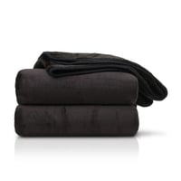 Amago Cashmere Feel puha takaró, 130 x 170 cm, fekete – meleg, kényelmes ágytakaró 1
