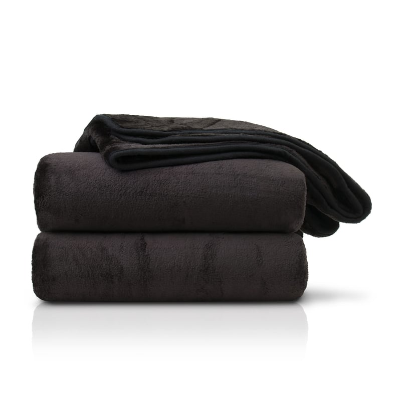 Amago Cashmere Feel puha takaró, 130 x 170 cm, fekete – meleg, kényelmes ágytakaró