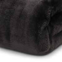 Amago Cashmere Feel puha takaró, 130 x 170 cm, fekete – meleg, kényelmes ágytakaró 5
