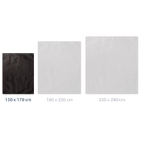 Amago Cashmere Feel puha takaró, 130 x 170 cm, fekete – meleg, kényelmes ágytakaró 7