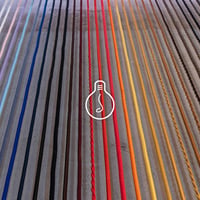 Amarcords fehér selyem textil kábel 10m 2x0,75 mm² vintage lámpahoz 4