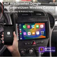 AMASE AUDIO Android 12 Autórádió Mercedes W169 W245 W906, 9" Érintőképernyő DSP+ 5