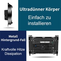 AMASE AUDIO Android 12 Autórádió Mercedes W169 W245 W906, 9" Érintőképernyő DSP+ 6