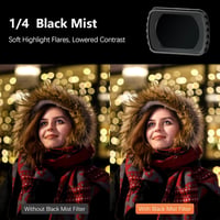 AMAZEAR Mágneses ND Szűrő Készlet DJI Osmo Pocket 3-hoz - 5 db (1/4 Black Mist/CPL/ND16/ND64/ND256) Vloggereknek, Utazáshoz 5