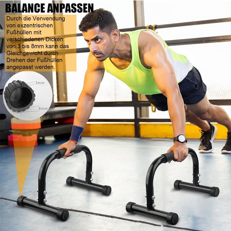 AmazeFan Parallettes Handstand Bar Dip Bar Calisthenics Edzéshez
