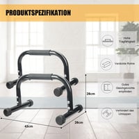 AmazeFan Parallettes Handstand Bar Dip Bar Calisthenics Edzéshez 2