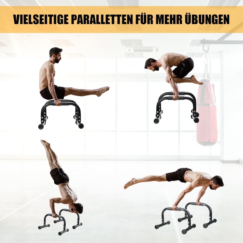 AmazeFan Parallettes Handstand Bar Dip Bar Calisthenics Edzéshez