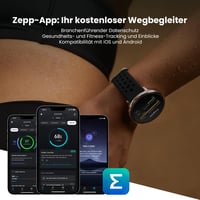 Inteligentné hodinky Amazfit Active 2 44 mm, GPS, hlasové ovládanie AI, 10-dňová výdrž batérie, 160+ športových režimov, vodotesnosť 5 ATM, kompatibilné s Androidom a iPhonom 7