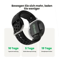 Inteligentné hodinky Amazfit Active 44 mm, GPS s navigáciou podľa máp, 160+ športových režimov, 10-dňová výdrž batérie, monitor spánku, vodotesné, kompatibilné s Android a iPhone, čierny silikón 3