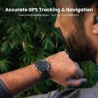 Inteligentné hodinky Amazfit Active 44 mm, GPS s navigáciou podľa máp, 160+ športových režimov, 10-dňová výdrž batérie, monitor spánku, vodotesné, kompatibilné s Android a iPhone, čierny silikón 5