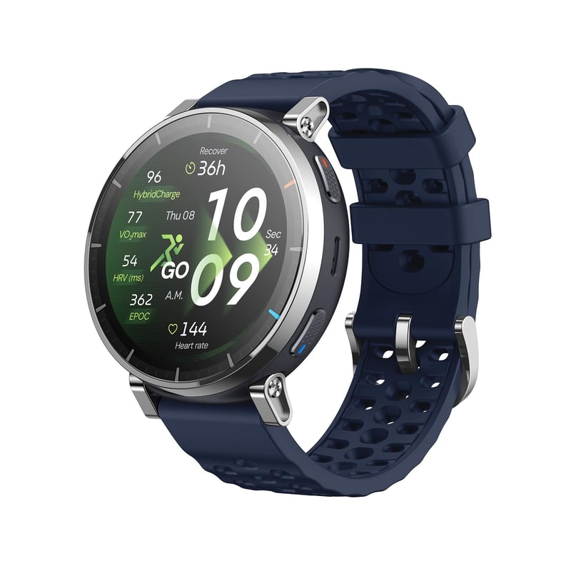 Inteligentné hodinky Amazfit Active 3 Premium 45 mm GPS, 1,32" AMOLED zafírový displej, 12-dňová výdrž batérie, 4 GB, NFC, offline mapy, viac ako 170 športových režimov, 5 ATM, snímač tepovej frekvencie, pre Android a iPhone