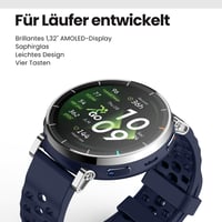 Inteligentné hodinky Amazfit Active 3 Premium 45 mm GPS, 1,32" AMOLED zafírový displej, 12-dňová výdrž batérie, 4 GB, NFC, offline mapy, viac ako 170 športových režimov, 5 ATM, snímač tepovej frekvencie, pre Android a iPhone 2