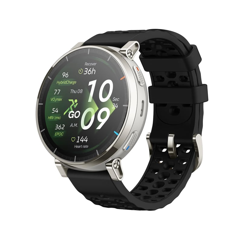 Inteligentné hodinky Amazfit Active 3 Premium 45mm GPS, 1,32" AMOLED zafírový displej, 12-dňová výdrž batérie, 4GB, NFC, offline mapy, 170+ športových režimov, 5 ATM
