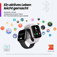 Inteligentné hodinky Amazfit Active 42 mm ružové – GPS, AMOLED displej, Bluetooth hovory, 14-dňová výdrž batérie, Zepp Coach, vstavaná Alexa 10