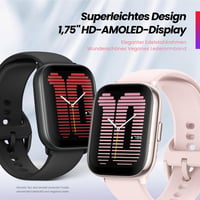 Inteligentné hodinky Amazfit Active 42 mm ružové – GPS, AMOLED displej, Bluetooth hovory, 14-dňová výdrž batérie, Zepp Coach, vstavaná Alexa 4