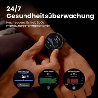 Inteligentné hodinky Amazfit Active Max 48 mm, 1,5-palcový AMOLED displej, 25-dňová výdrž batérie, offline mapy, NFC, GPS, 4 GB, 170+ športových režimov, 5 ATM, čierne 6