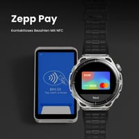 Ceas inteligent Amazfit Balance 3 GPS 48 mm AMOLED 1,5" Sticlă de safir NFC Baterie 21 zile Stocare 64 GB Oțel inoxidabil Android și iPhone 9