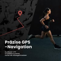 Ceas inteligent Amazfit Balance 3 GPS 48 mm AMOLED 1,5" Sticlă de safir NFC Baterie 21 zile Stocare 64 GB Oțel inoxidabil Android și iPhone 6