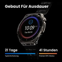 Ceas inteligent Amazfit Balance 3 GPS 48 mm AMOLED 1,5" Sticlă de safir NFC Baterie 21 zile Stocare 64 GB Oțel inoxidabil Android și iPhone 3
