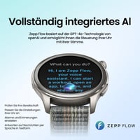 Inteligentné hodinky Amazfit Balance 46 mm s NFC platbami, AI fitness trénerom, 14-dňovou výdržou batérie, GPS, 150 športovými režimami, Bluetooth hovormi a monitorovaním spánku a zdravia 3