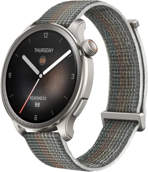 Pametni sat Amazfit Balance 46 mm – siva, GPS, NFC, baterija od 14 dana, Bluetooth pozivi, 150 sportskih načina rada, praćenje sna i zdravlja