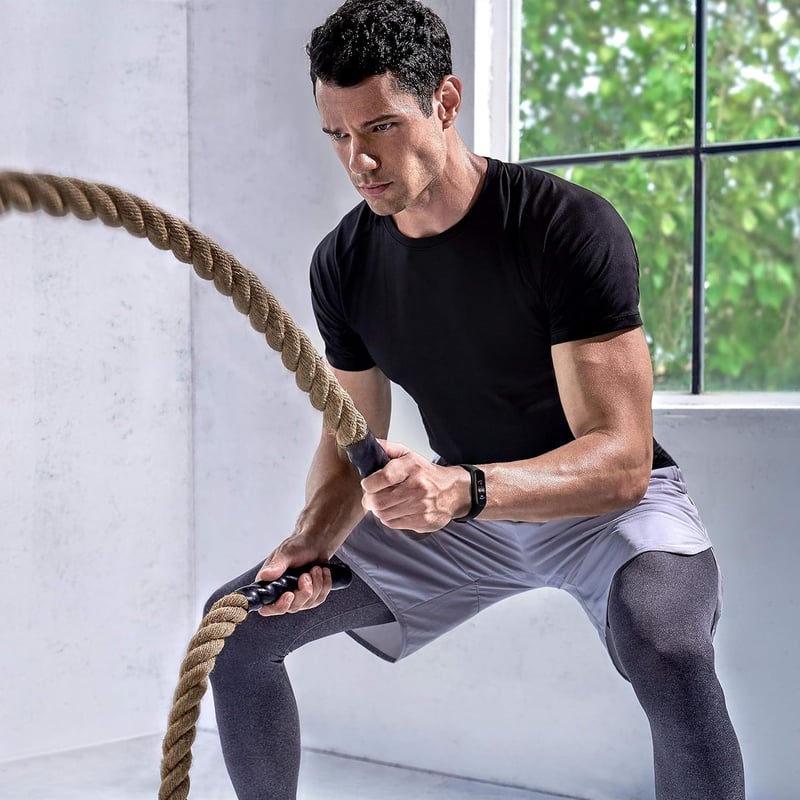 Amazfit Band 5 Fitness Tracker Okosóra Alexa-val, 15 Napos Akkumulátor, Pulzusmérő, Véroxigén Monitor - Black
